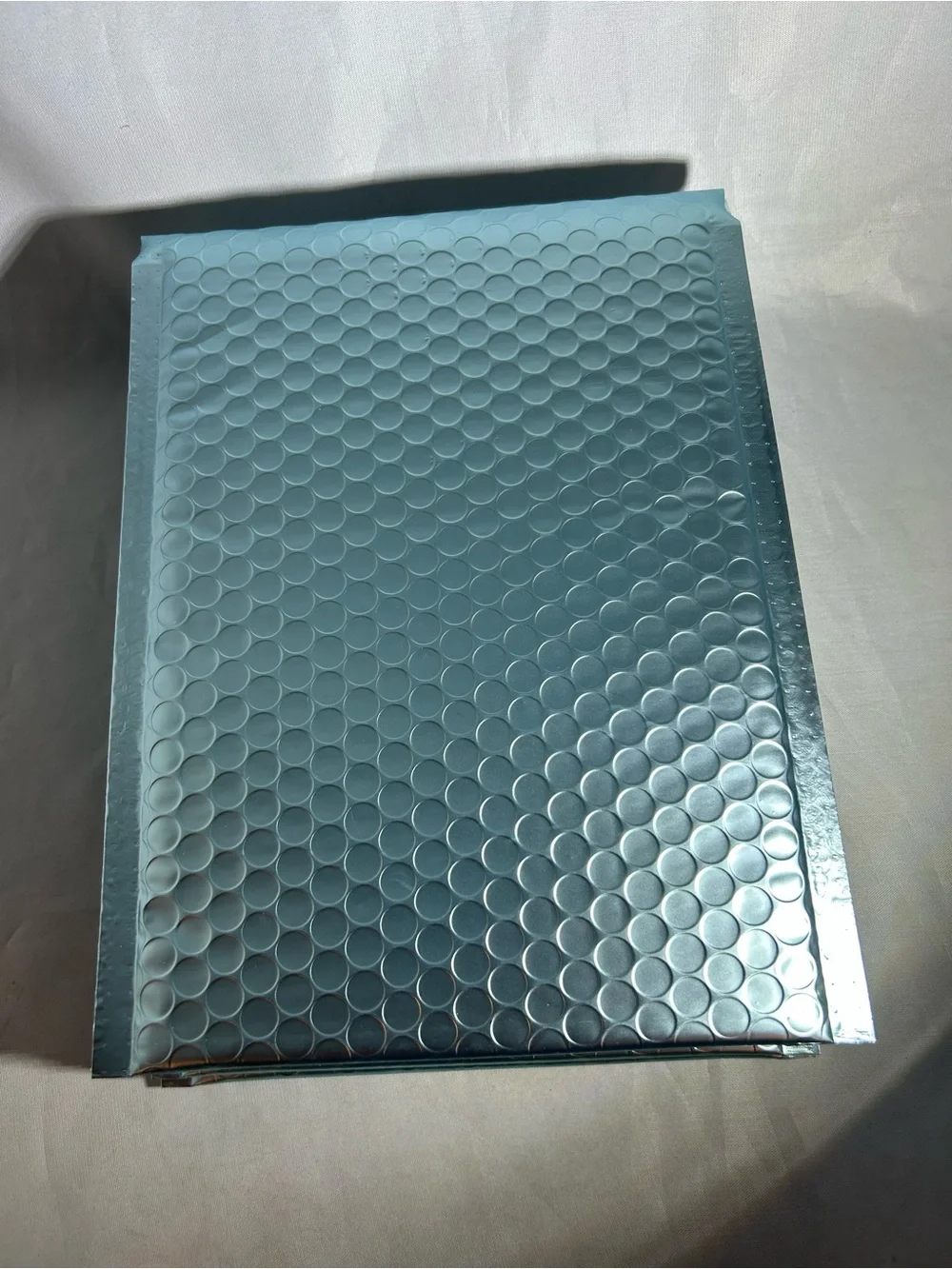 Matte Metallic Ice Blue Bubble Mailers – Pack of Protective Shipping Envelopes